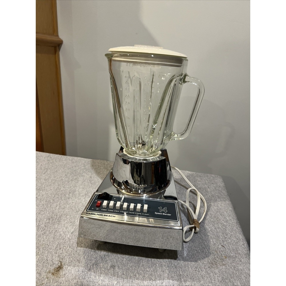 Vintage Hamilton Beach Scovill 575 Blender Retro 14 Speed-Tested‎ Works